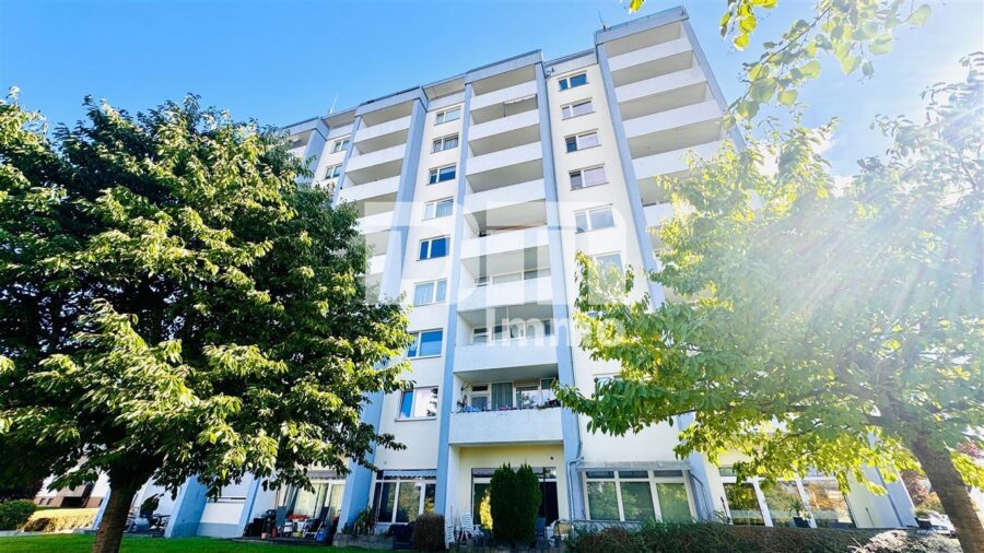 Wohnungspaket 3 Zimmer + Apartment mit Balkon, Panoramablick in Traumlage - Rückansicht